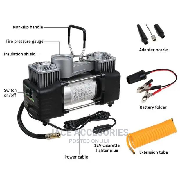 Twin Cylinder Portable Air Compressor - thumbnail 3