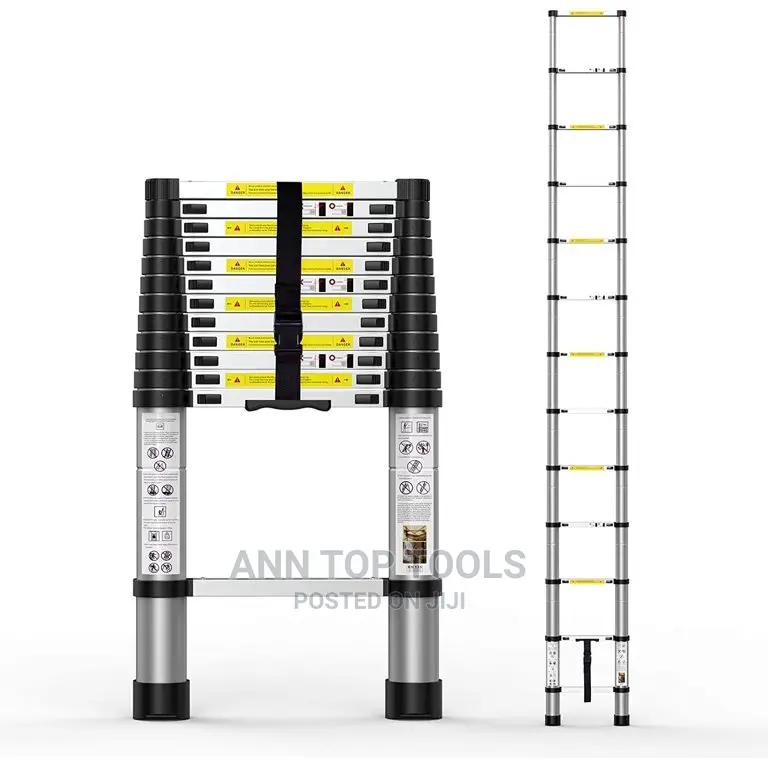 4.4m Telescopic Ladder, Heavy Duty