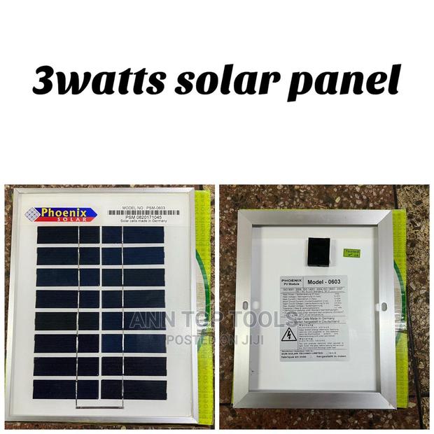 3 Watts Solar Panel - main view