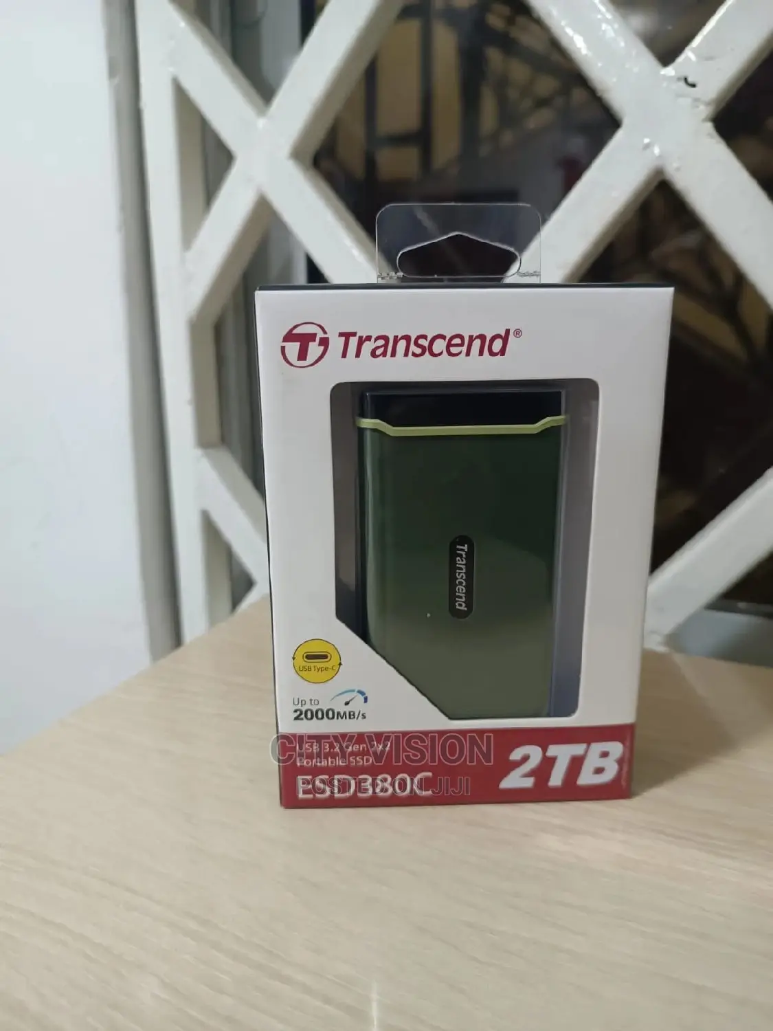 Transcend Esd380cportable External ^SSD 2TB - Military Green