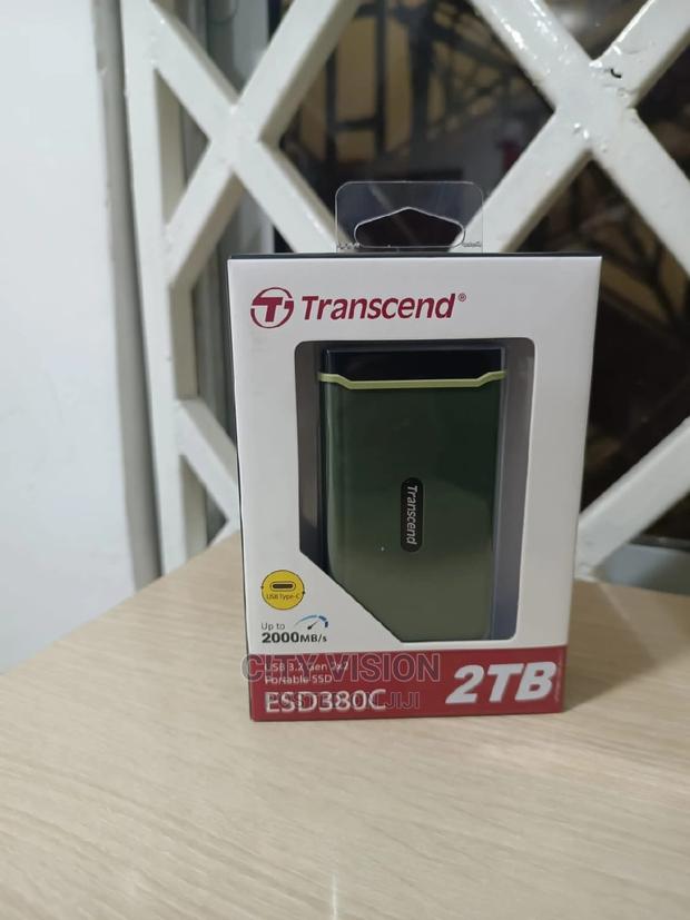 Transcend Esd380cportable External ^SSD 2TB - Military Green - main view