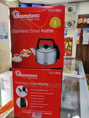 Traditional Electric Kettle 5 Liters Stainless Steel- Rm/464
