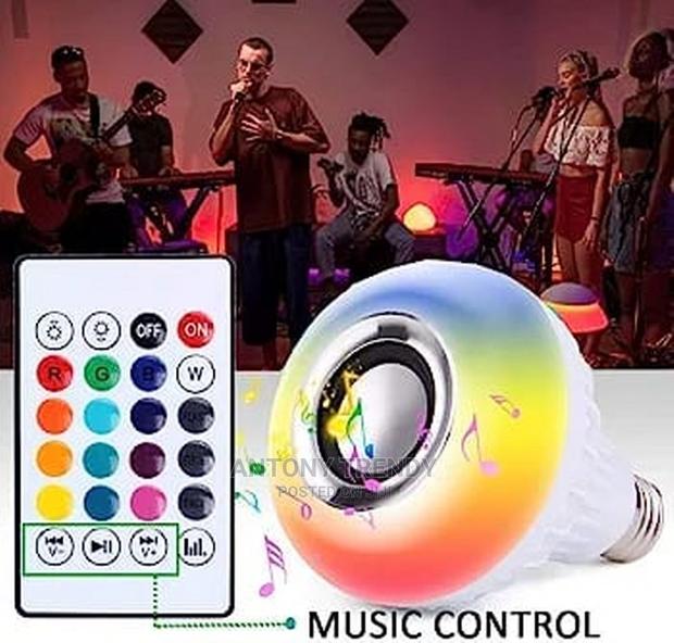 Generic 7 Colors Bluetooth Music LED Bulb With Remote