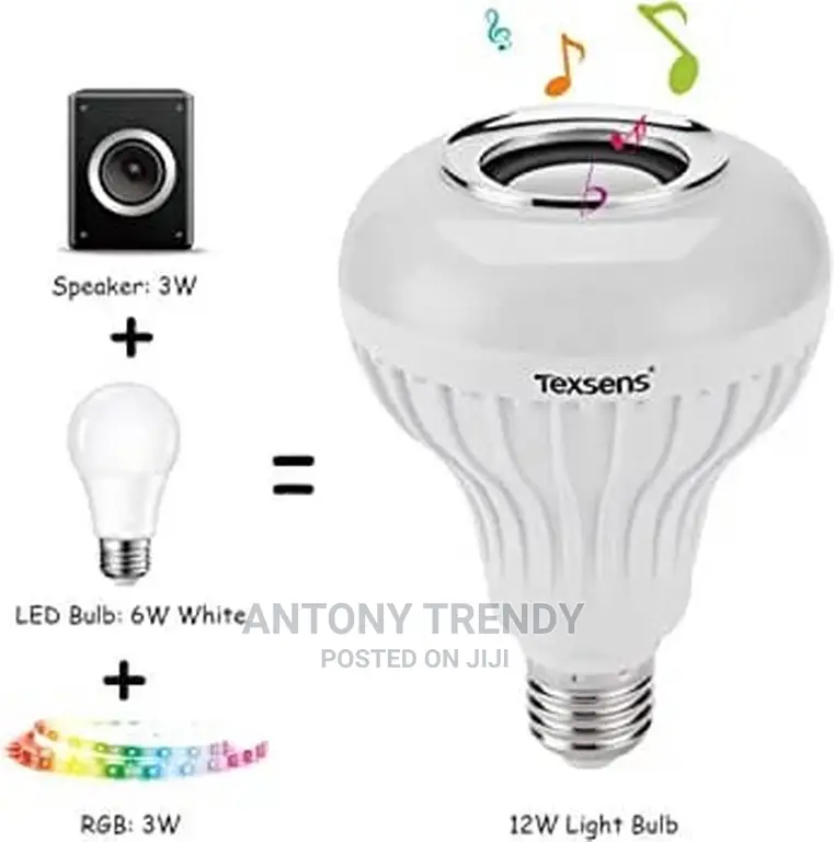 7 Colors Bluetooth Music LED Bulb