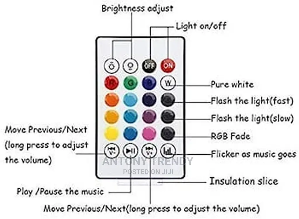7 Colors Bluetooth Music LED Bulb