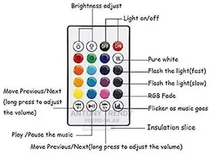 7 Colors Bluetooth Music LED Bulb