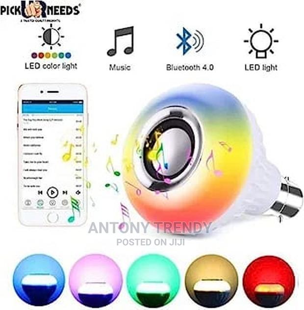 Led Music Light Bulb, E27 Bluetooth Speaker - thumbnail 2