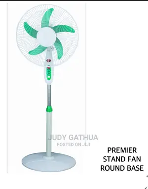 Stand Fan Round Base