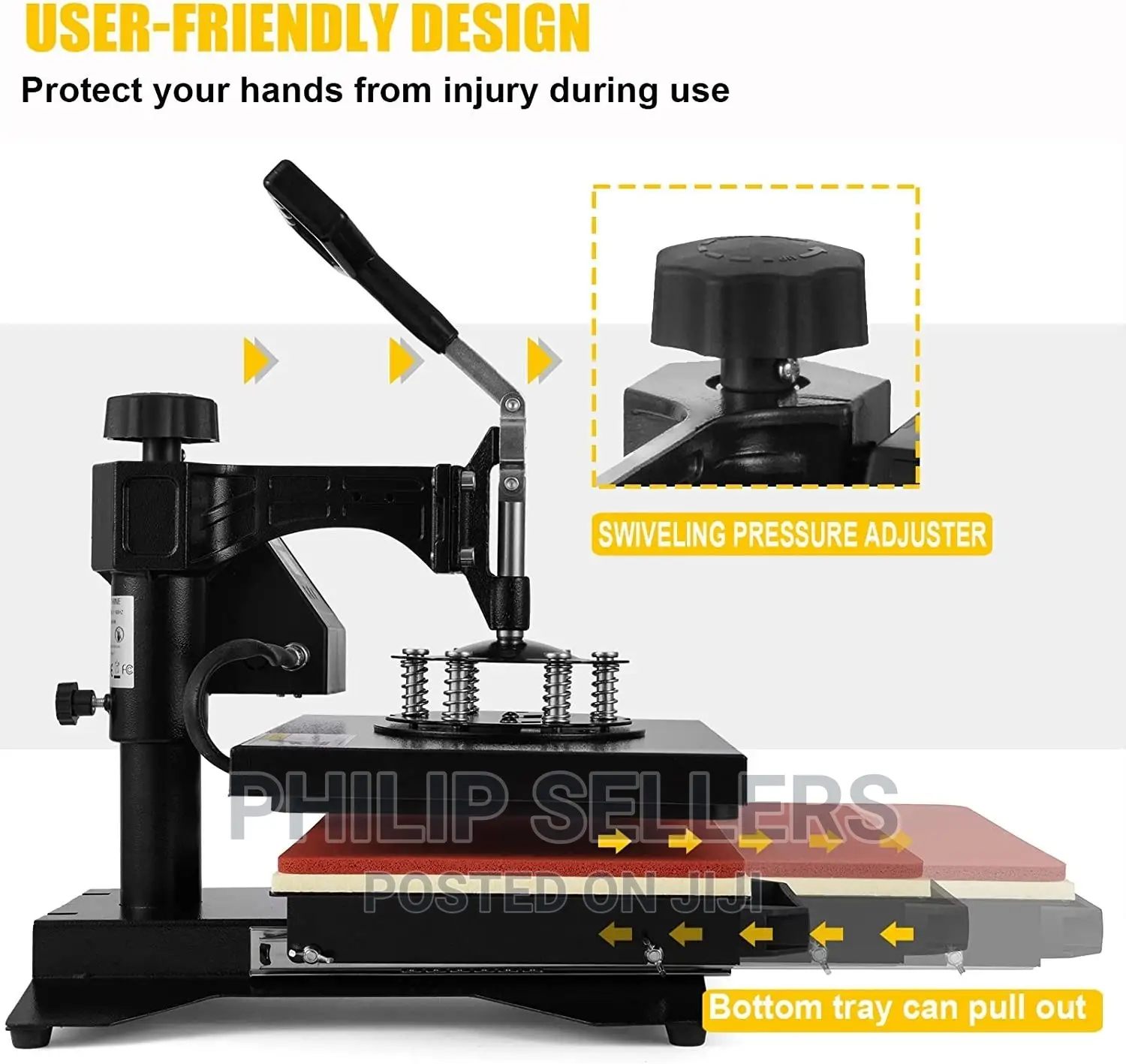 8 in 1 DIY Combo Mug T-Shirt Cap Heat Press Sublimation Mach