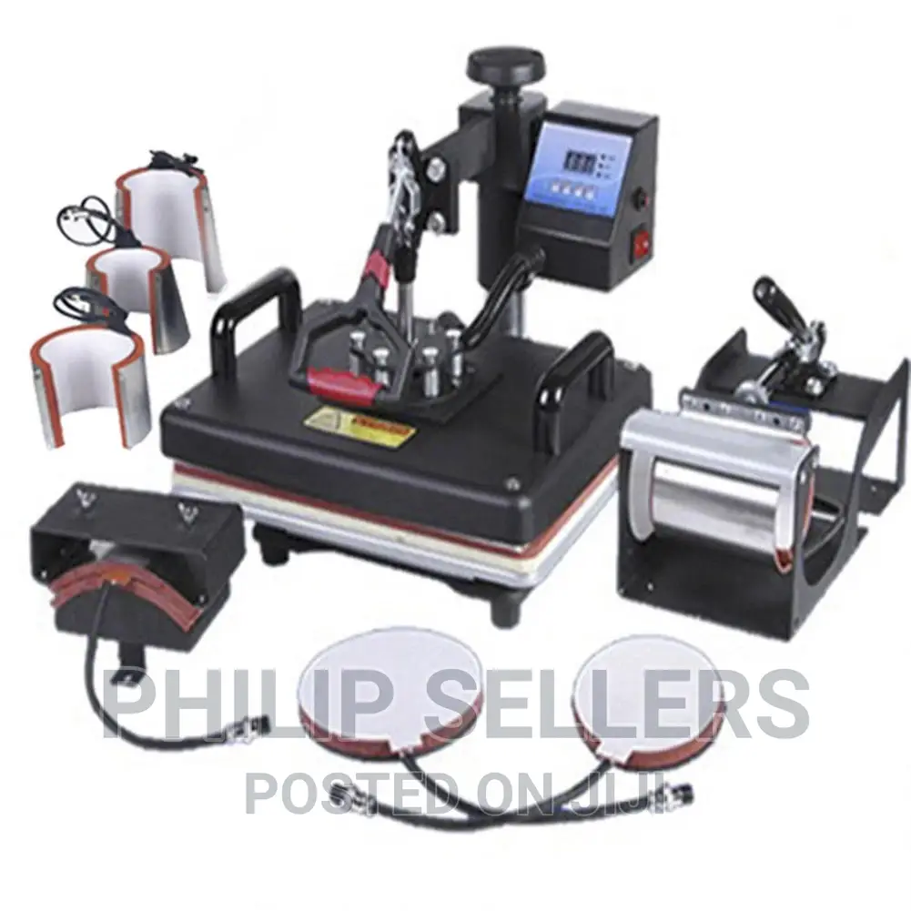 Advanced New Design 8 in 1 Combo Heat Press Machine ,Plate/M