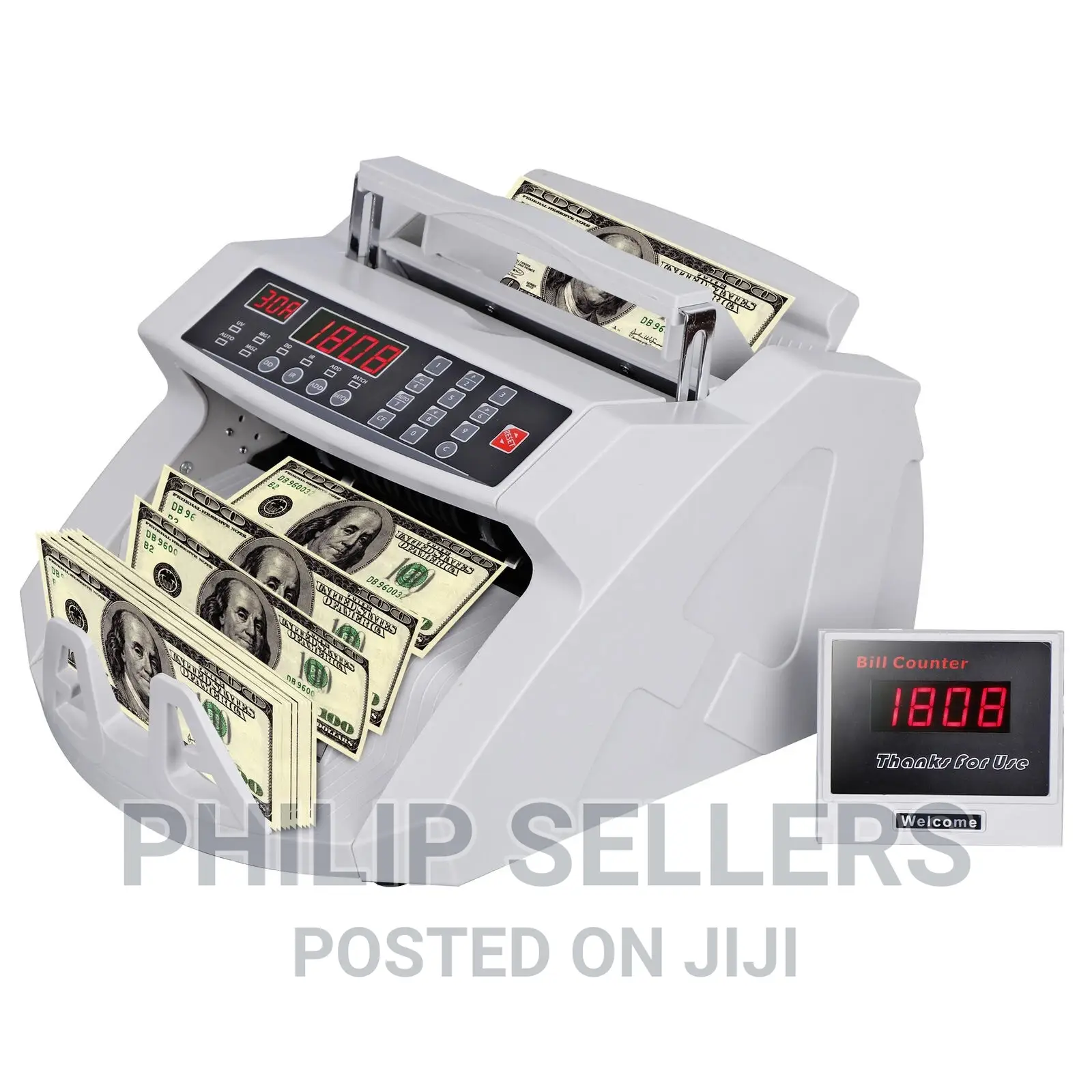 Money Cash Counting Bill Counter Bank Counterfeit Detector U