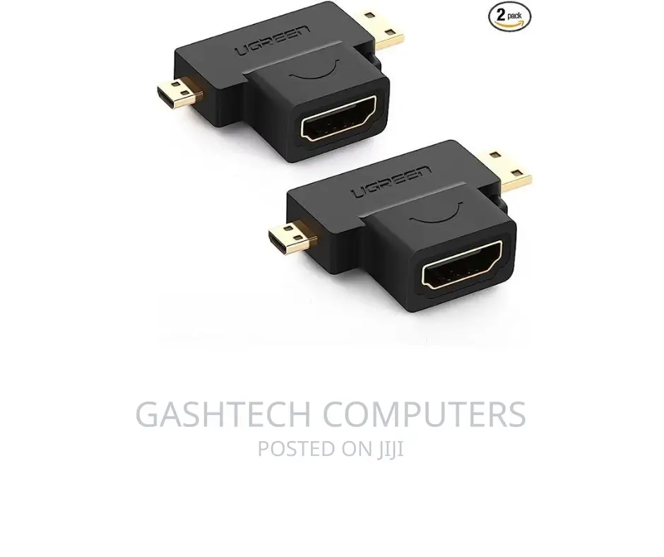 UGREEN Micro HDMI Male + Mini HDMI Male to HDMI Female Adapt