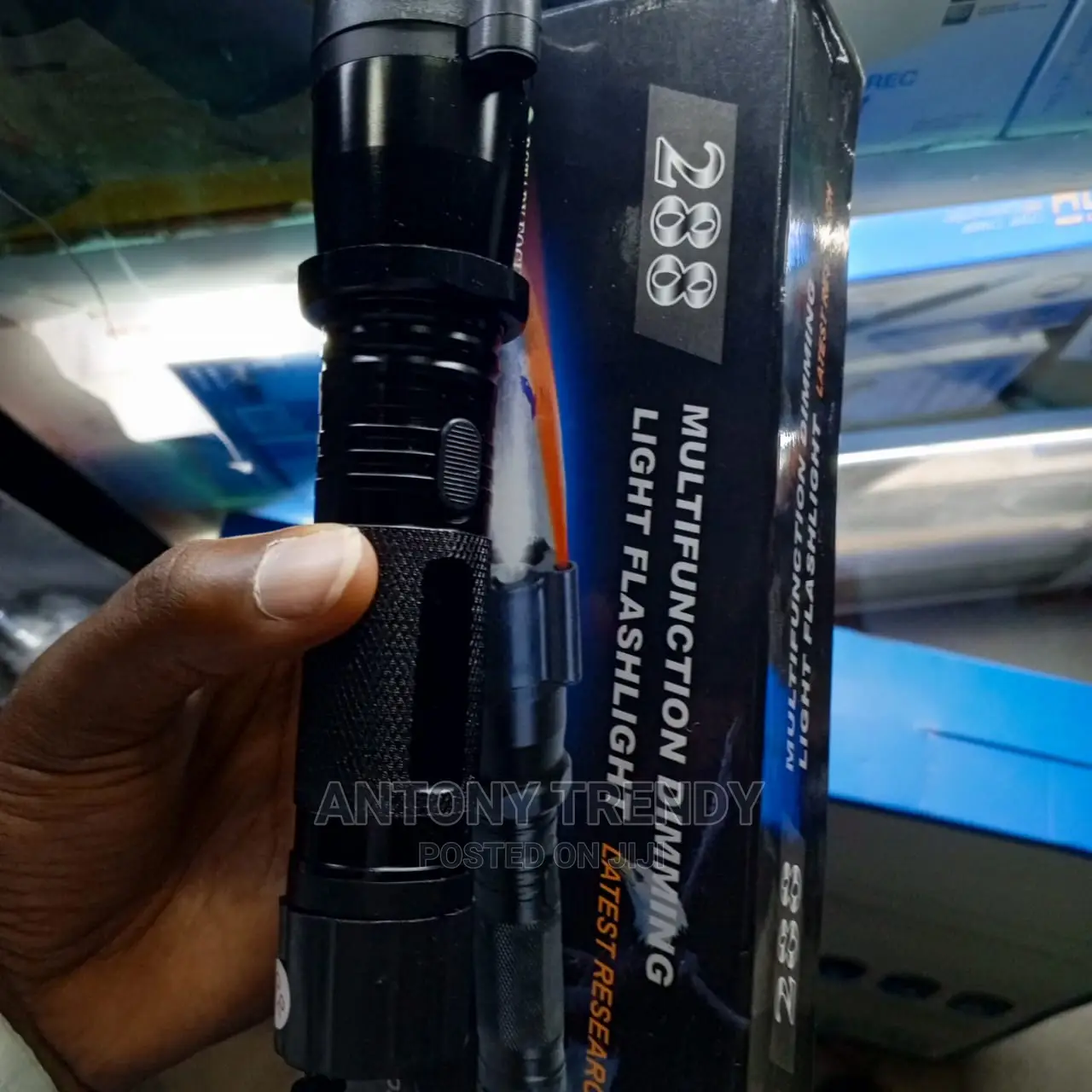 288 Multifunction Dimming Flashlight With Red Laser