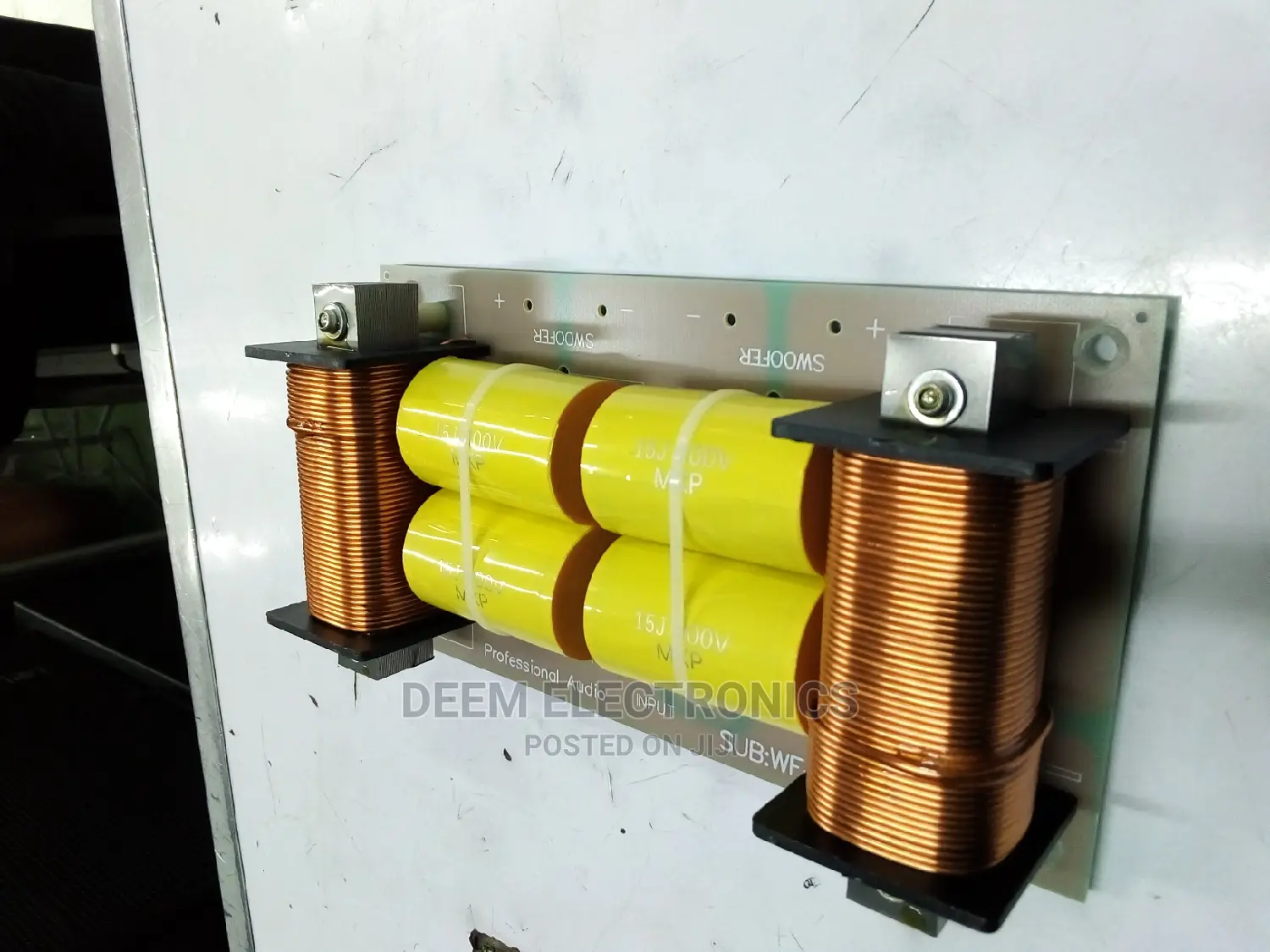 Crossover for Double Bass Speaker