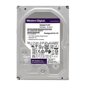 WD Purple Pro Surveillance Hard Drive - 8TB, 256 MB