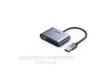 UGREEN USB-A 3.0 to HDMI + VGA Converter