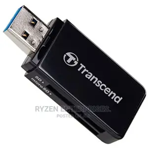 Transcend SD and Microsd Card Reader USB 3.1 Gen 1, Black