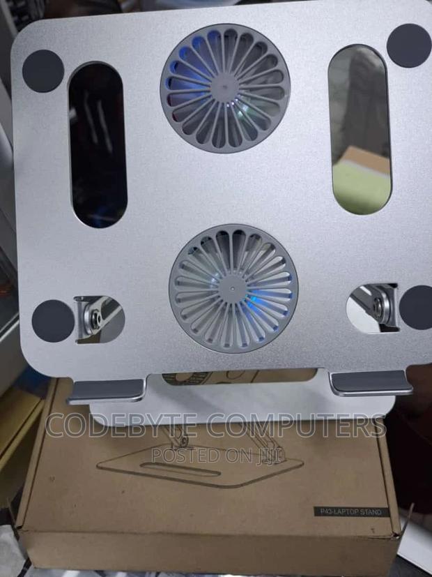 Metallic Laptop Stand - main view