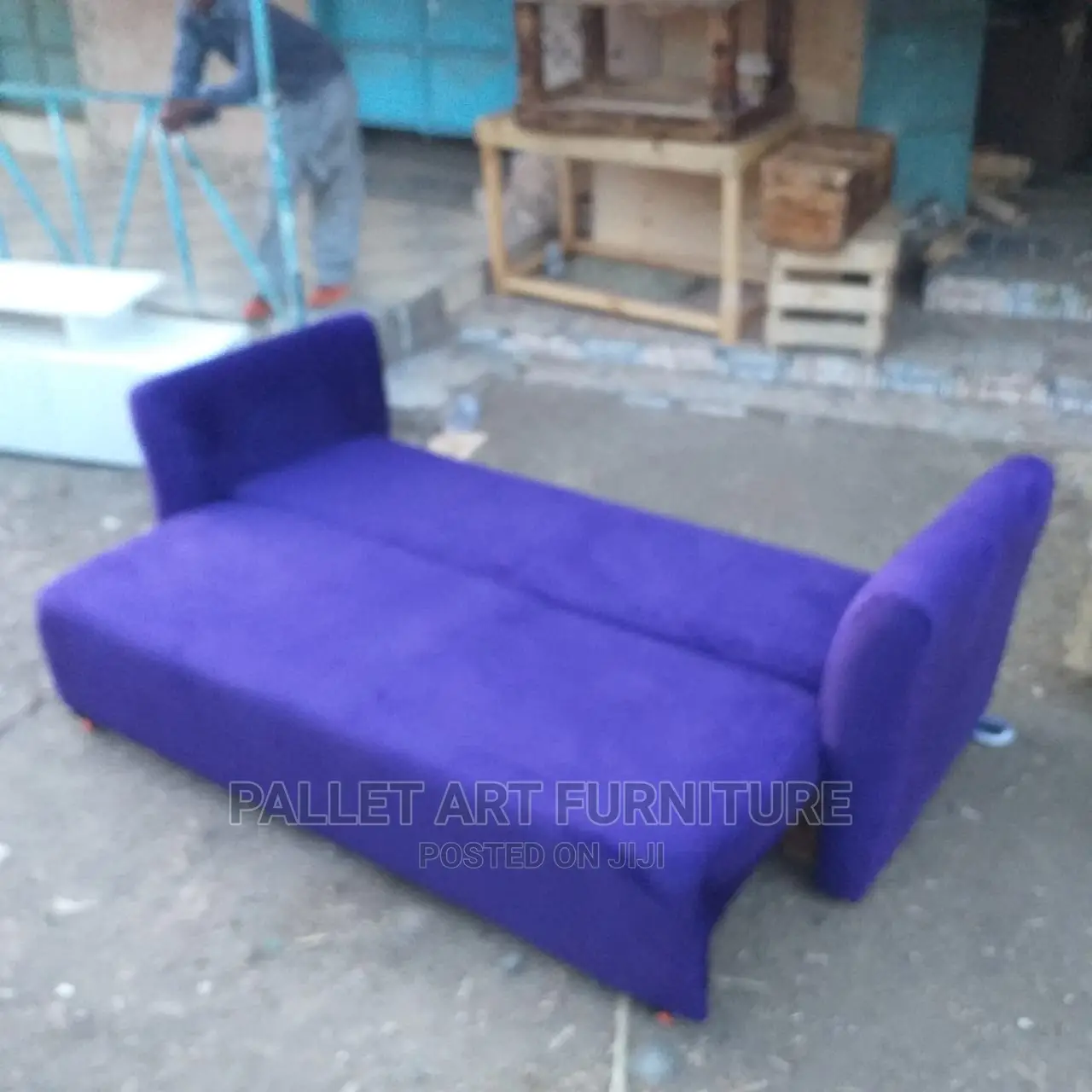 Pallet Sofa Bed With Cushions