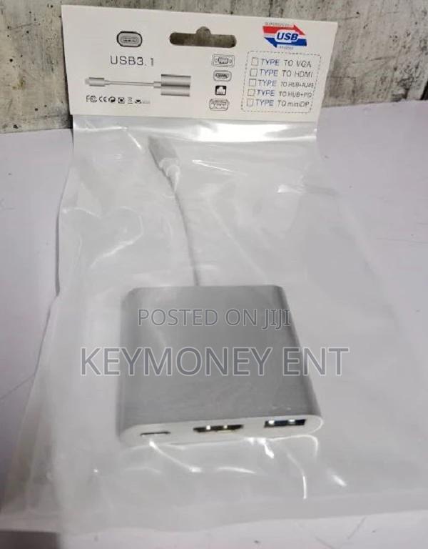 Macbook Type C Adapter Type-C to USB 3.1 Converter 3-in-1 - main view