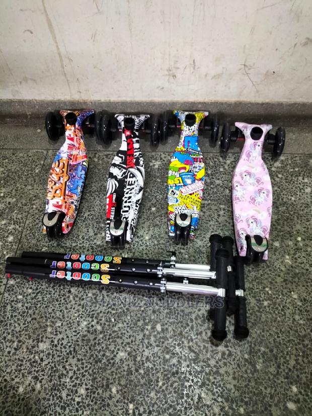 Quality Graffiti Scooters/Adjustable Scooters - main view