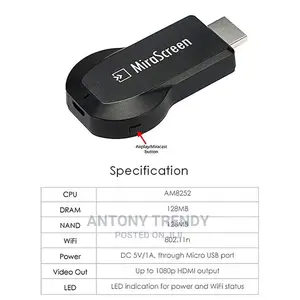 Anycast HDMI Wireless Display Adapter