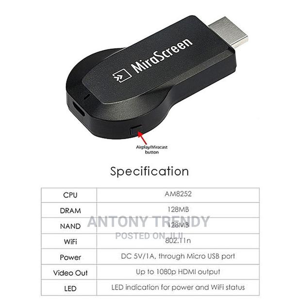 Anycast HDMI Wireless Display Adapter - thumbnail 2