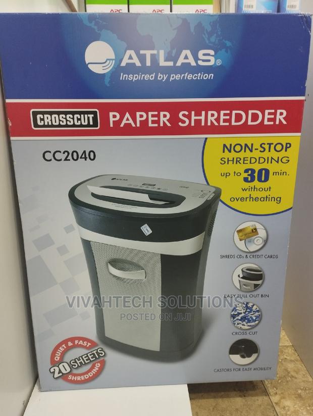 Atlas Cc2040 Crosscut Paper Shredder 20 Sheets as-S2-Cc2040