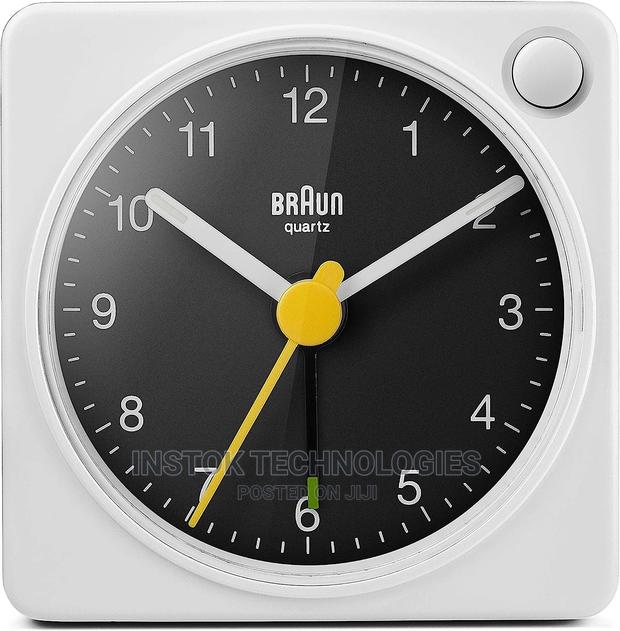Braun Bc02x Classic Analogue Travel Alarm Clock