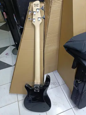 Electric Bass Guitar 4 String Blue, Black