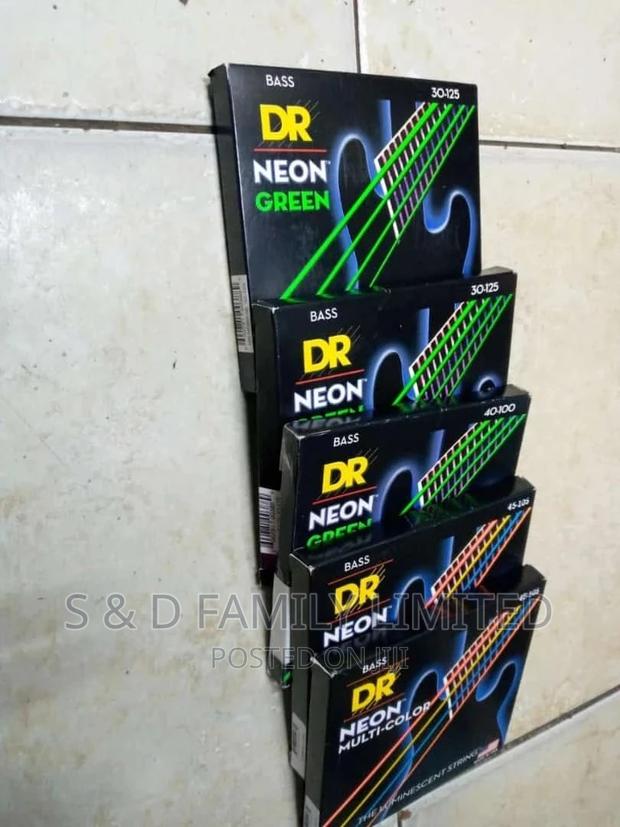 Neon Green Coated Acoustic Strings - main view