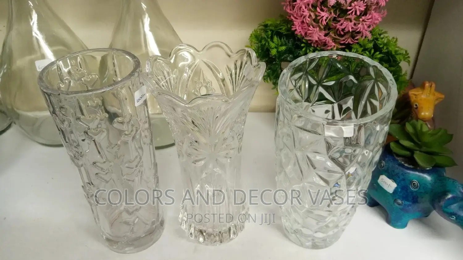 Vase 25cm Long Glass