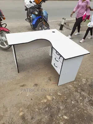 Lshaped Office Desk 4 by 4 Fitts