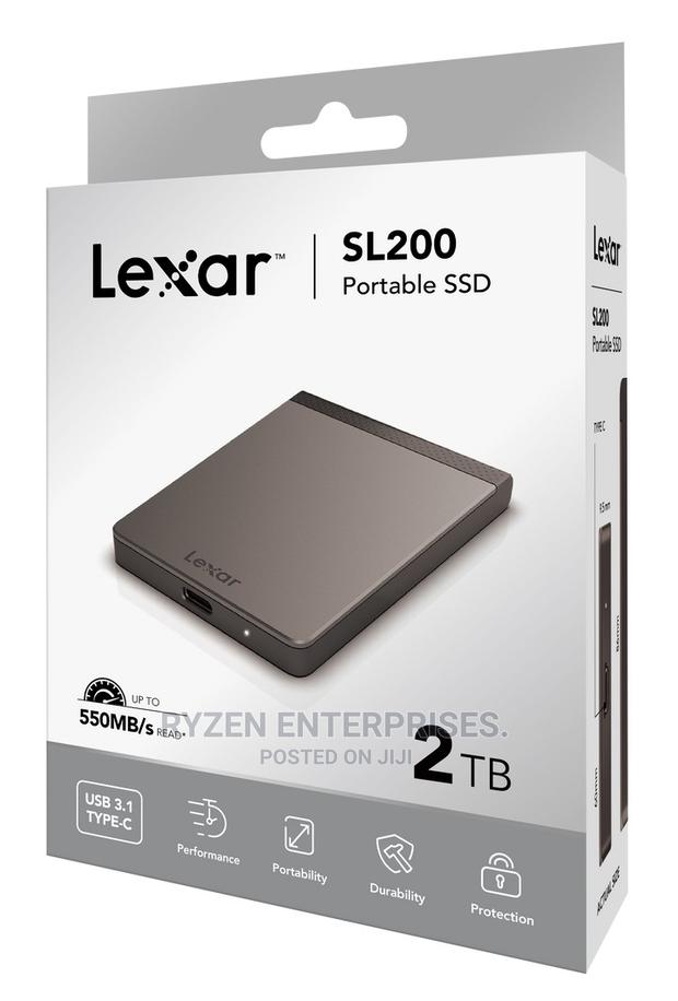 Lexar External Portable SSD 2TB, Up to 550mb/S - main view