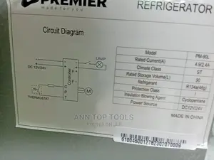 PREMIER DC 90L Solar Fridge Single Door 90litres