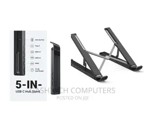 CM359- Foldable 5 in 1 Laptop Stand Docking Station UGREEN