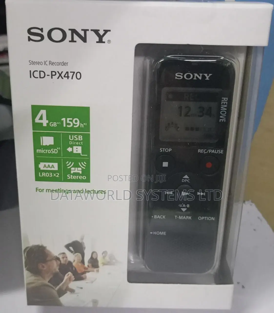 Sony ICD-PX470 Digital Voice Recorder With USB