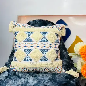 Tufted Boho Vintage Cotton Pillow Cover