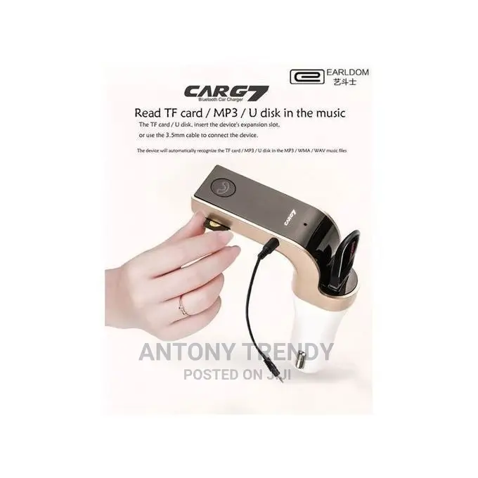 Car G7 Car Modulator Bluetooth Charger Mp3