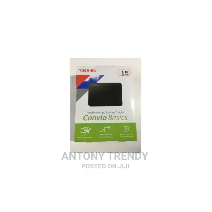 Toshiba 1tb Canvio Basics External Hard Disk