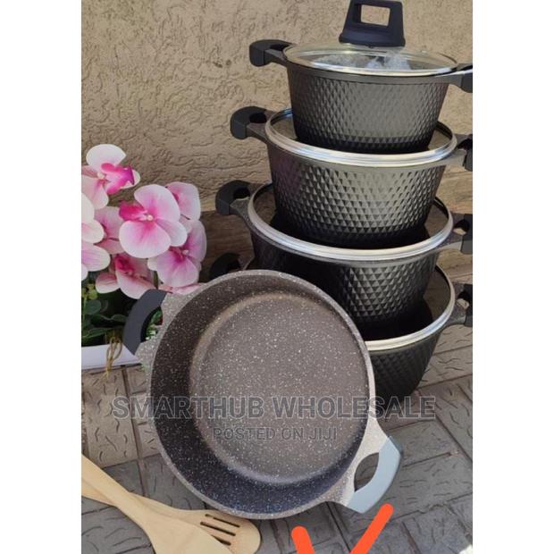*12pc Unique Cookware Set Black - main view