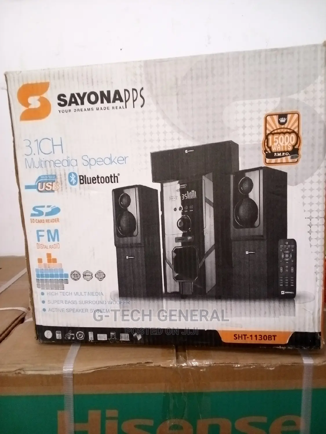 Sayona SHT-1130bt 3.1ch Multimedia Speaker Bluetooth