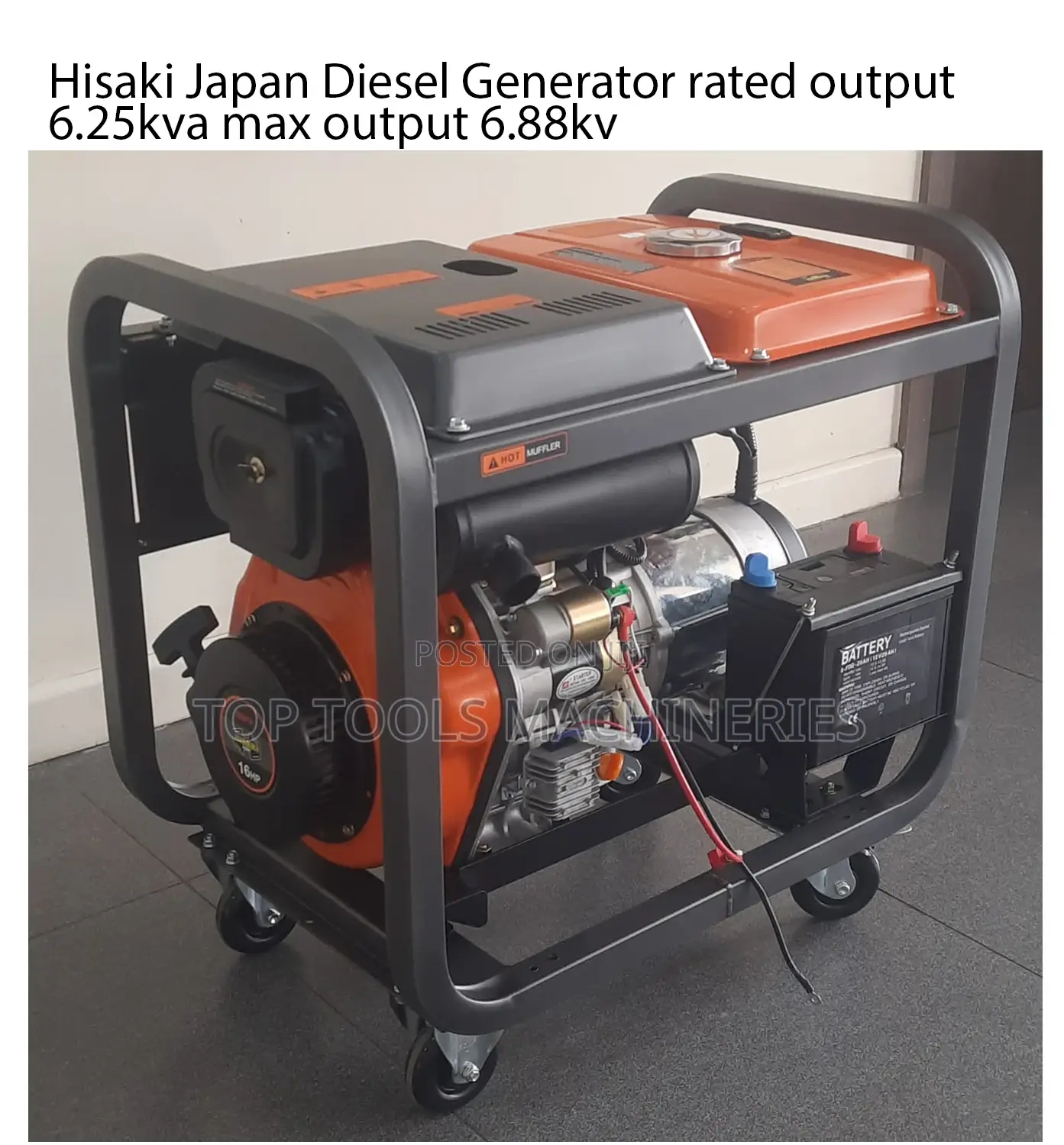 Hisaki Japan Diesel Generator Rated Output 6.25kva