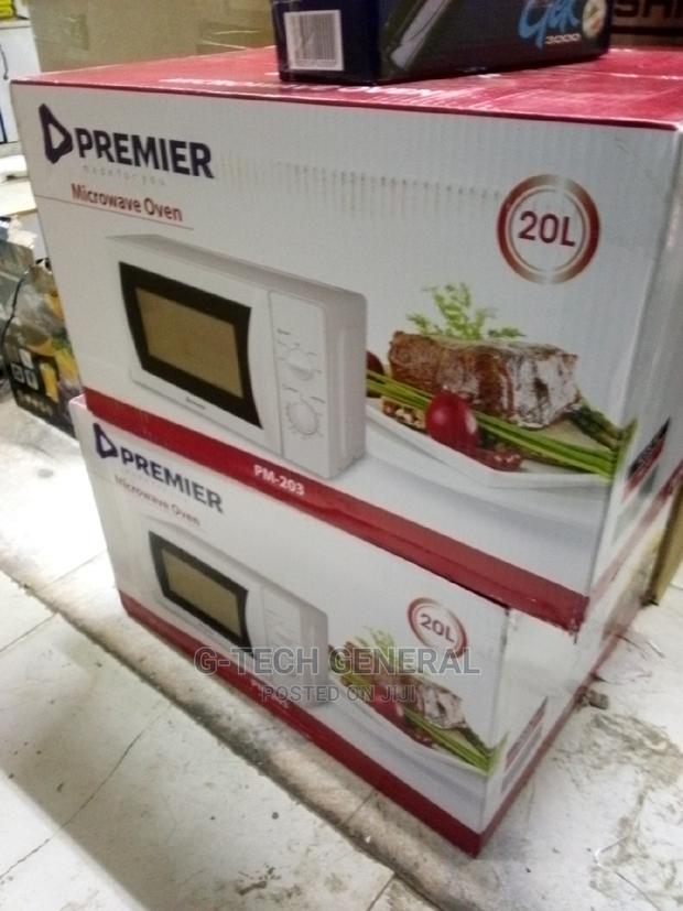 Premier 20l White Microwave (Knob) - main view