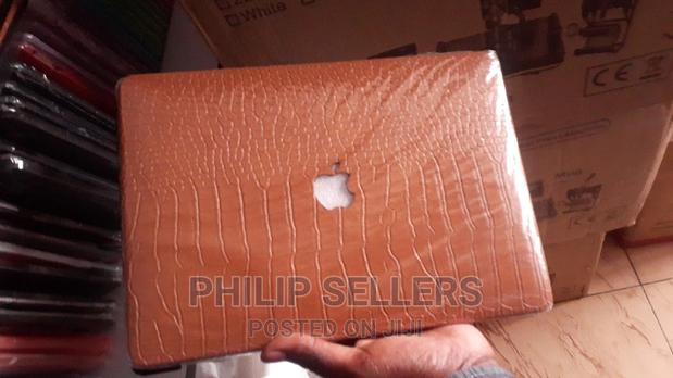 Black Faux Crocodile Macbook Case! - main view