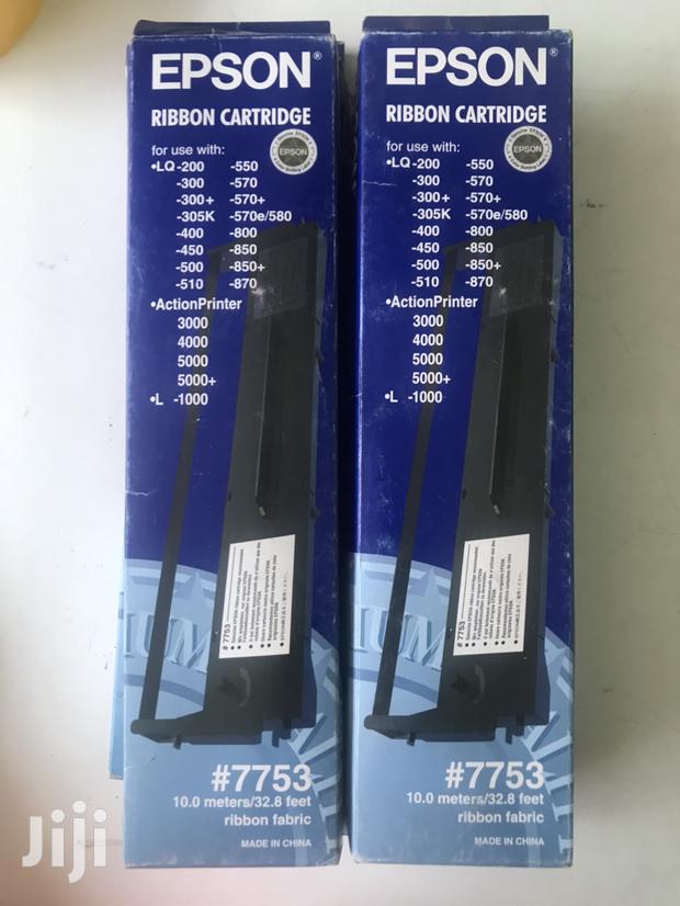 Original Epson 7753 Black Ribbon Cartridge