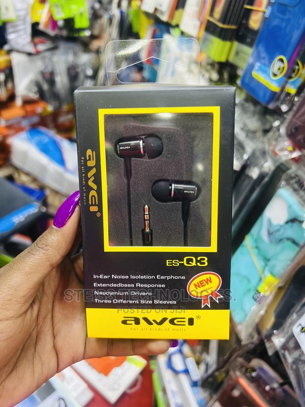 Awei Q3/Q5 Wired Earphones. - thumbnail 4