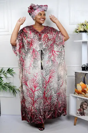 Maxi Dress With Scarf