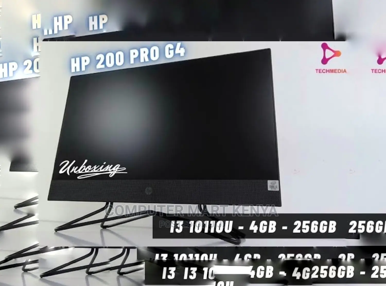 New Desktop Computer HP ProOne 400 4GB Intel Core i3 HDD 1T