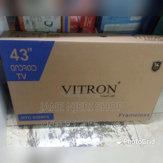 Quality Smart Android Tv Flameless Vitron 43 Smart